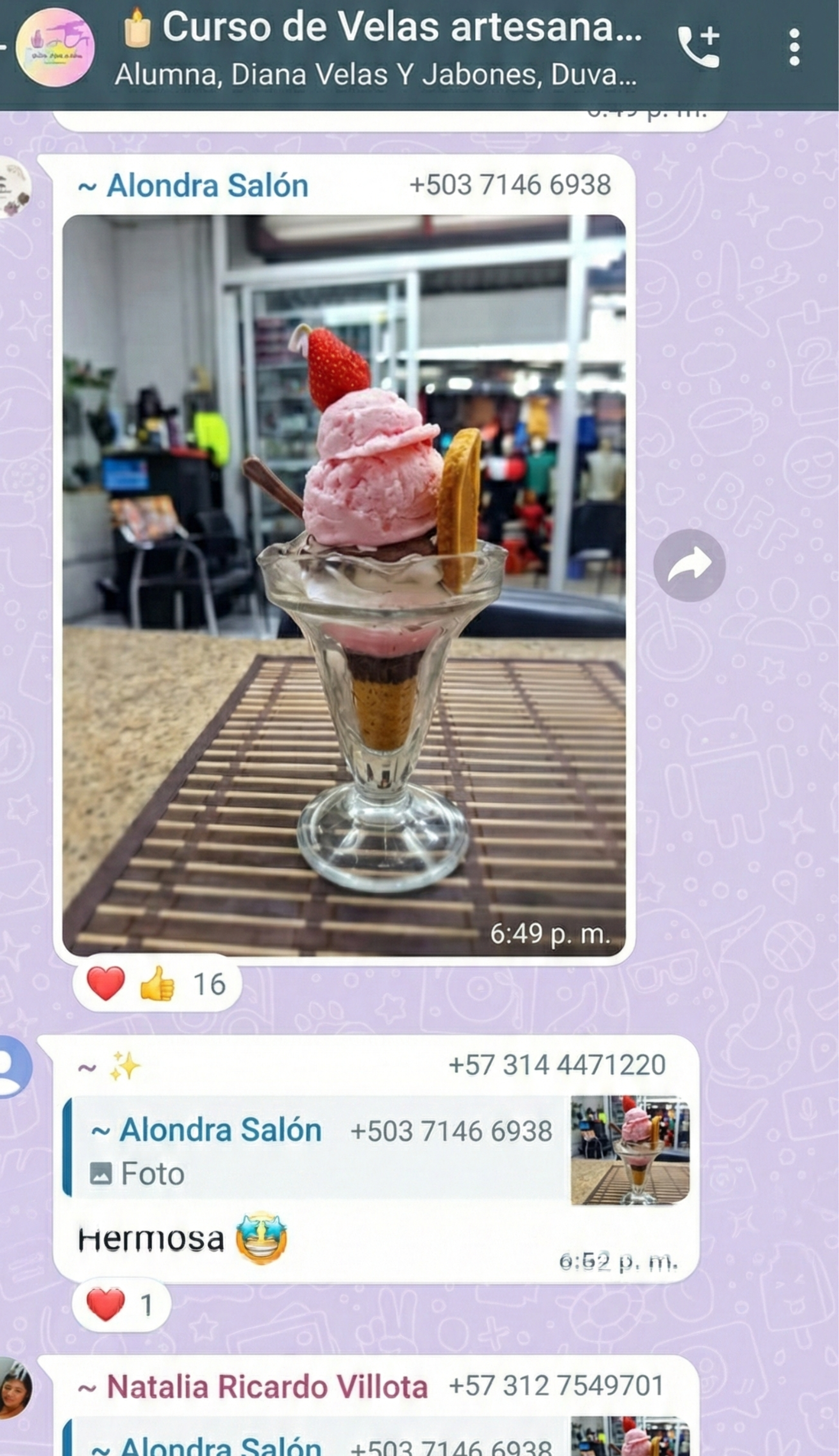 Testimonio alumna — reseña curso velas artesanales