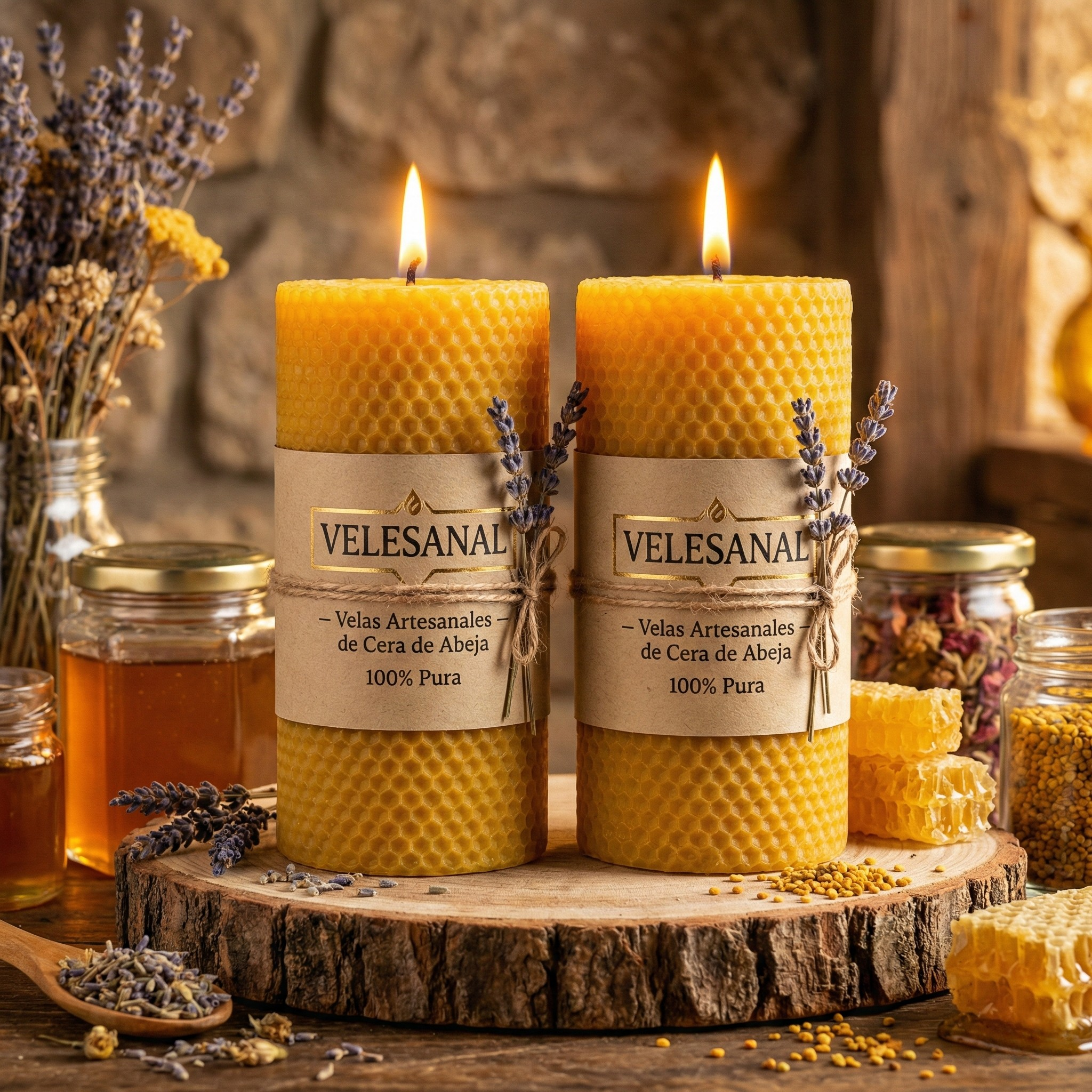 Vela artesanal